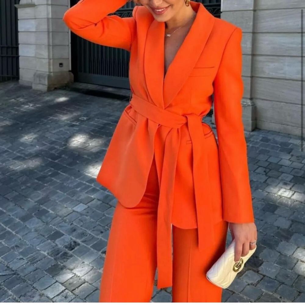 Zara Orange Pants!